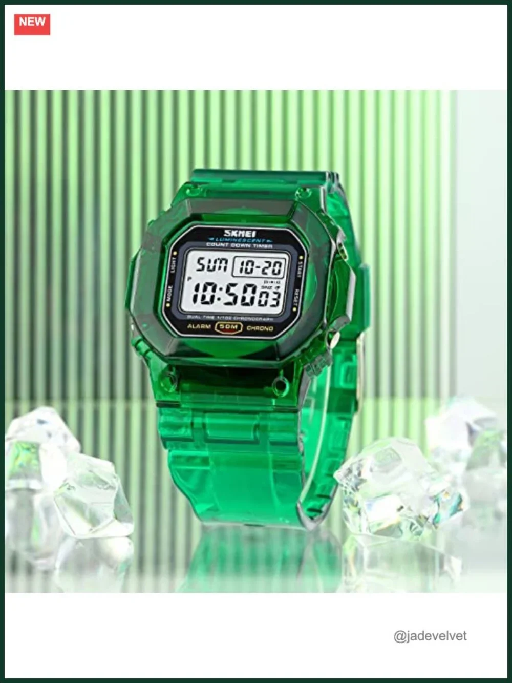 Gosasa Unisex Digital Sport Watch 50M Waterproof Stopwatch Alarm